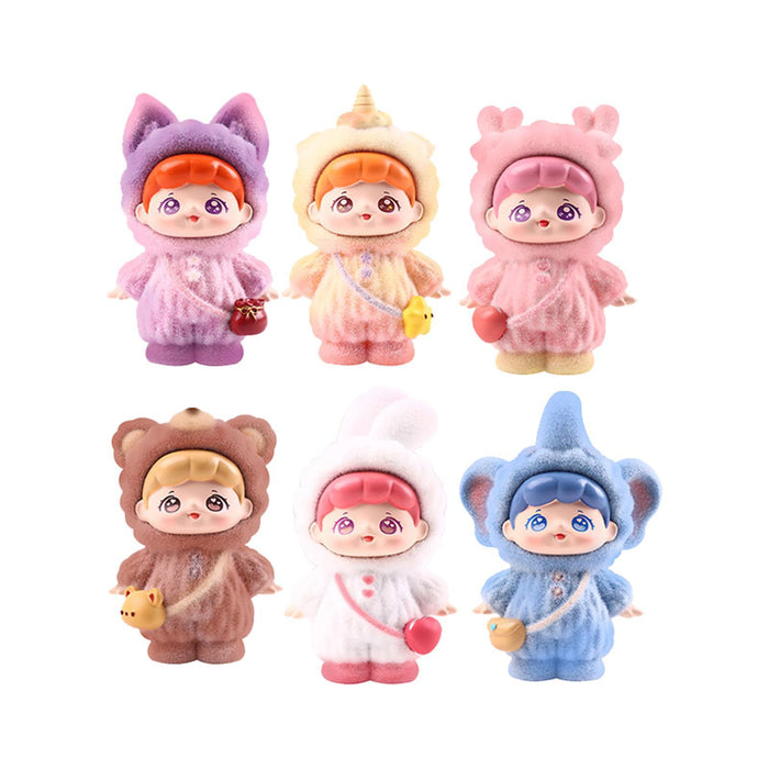 Crofta 6x Cute Action Figure Toy Unique Mini Doll Figurines for Children Boys Girls