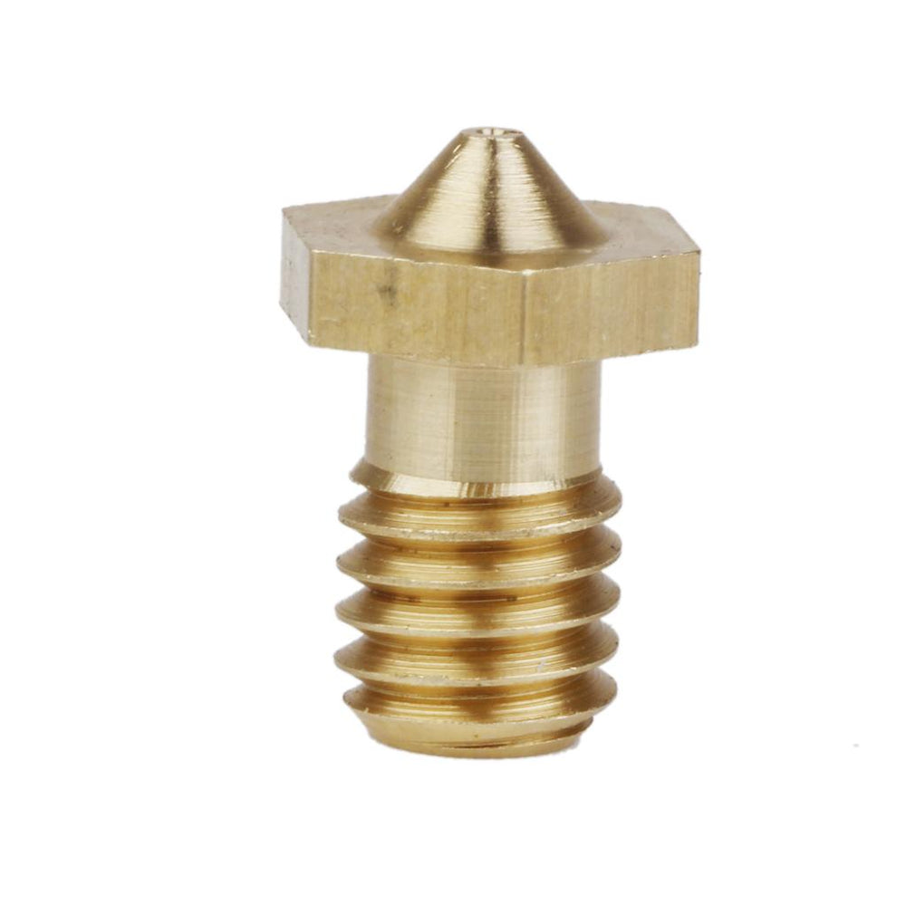 Crofta 0.5mm Copper 3D Printer Print Head Extruder Nozzle Replacement 1pcs Golden