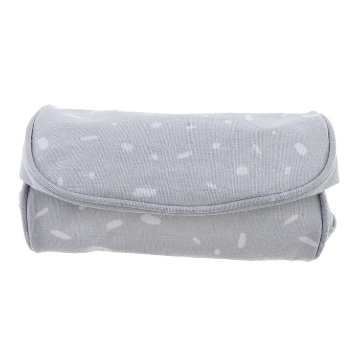 Crofta Travel Canvas Tissue Box Napkins Storage Holder for Home Car Misty Grey