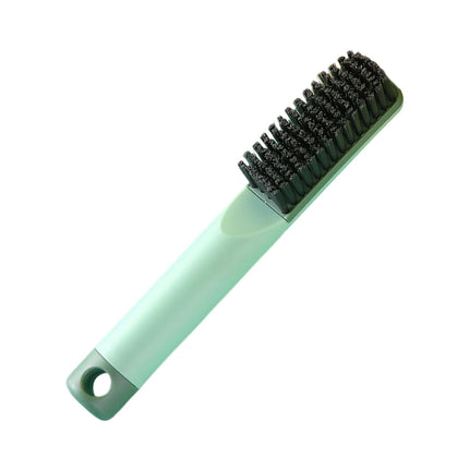 Crofta Long Handle Shoe Cleaning Brush Soft Bristles Washing Brush for Home Travel Green