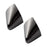 2Pcs Metal Shoes Pointed Protector Decoration Accessories High Heels Toe Cap Black