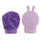 Crofta Portable Silicone Hot Water Bag Warm Heat Water Bottle with a Plush Sleeve Purple