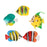 Crofta 5pcs Plastic Artificial Fish Ornament for Aquarium Fish Tank Decoration