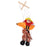 Crofta 1pcs Wooden Clown Marionette Puppet Toy for Kids