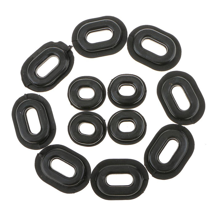 Crofta 12x Rubber Grommet Fairing Washer for Honda CB CL XL 100 CG125 CB125S CB125T