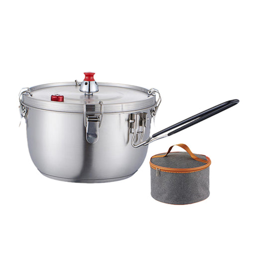 Stainless Steel Pressure Cooking Pot Fast Cooking for Restaurant Hotel Commercial Single handle