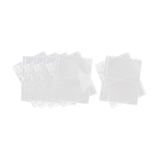 10x Transparent Banknote Holders AntiSlip for Cardstock Business Card Bills