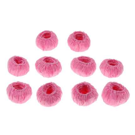 Crofta 100 Pieces Disposable Kids Baby Bath Ear Protectors Covers Earmuffs Pink