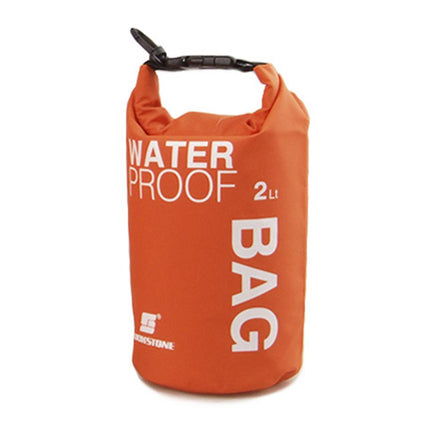 Crofta Waterproof Dry Bag Sack Pouch Kayaking Camping Rafting Floating 2L Orange