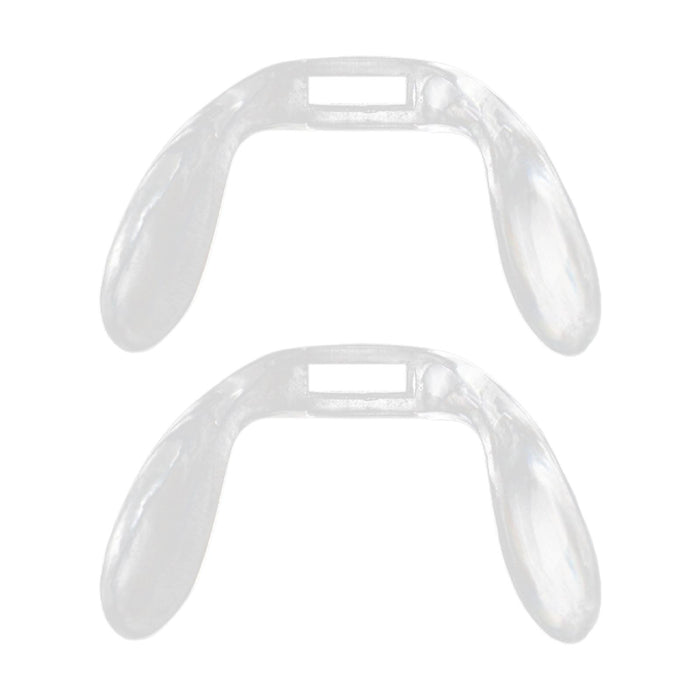 2 Pieces U Shape Eyeglasses Nose Pads Bridge Nose Support Clear Replacement 26mmx18mm