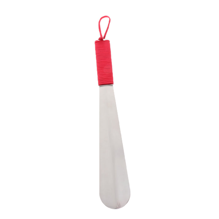 Stainless Steel Shoehorn with Paracord Long Handled Shoehorn Unisex Red