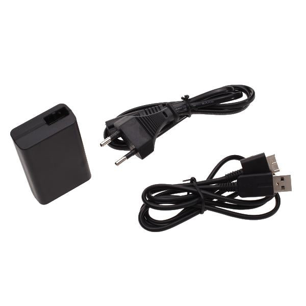 Crofta 100~240V AC Power Adapter Home Travel Power Charger for PS VITA with EU Plug