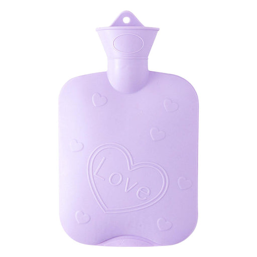 Crofta Hot Water Bottle Water Filling Medium Capacity Leakproof Hot Water Bag Violet