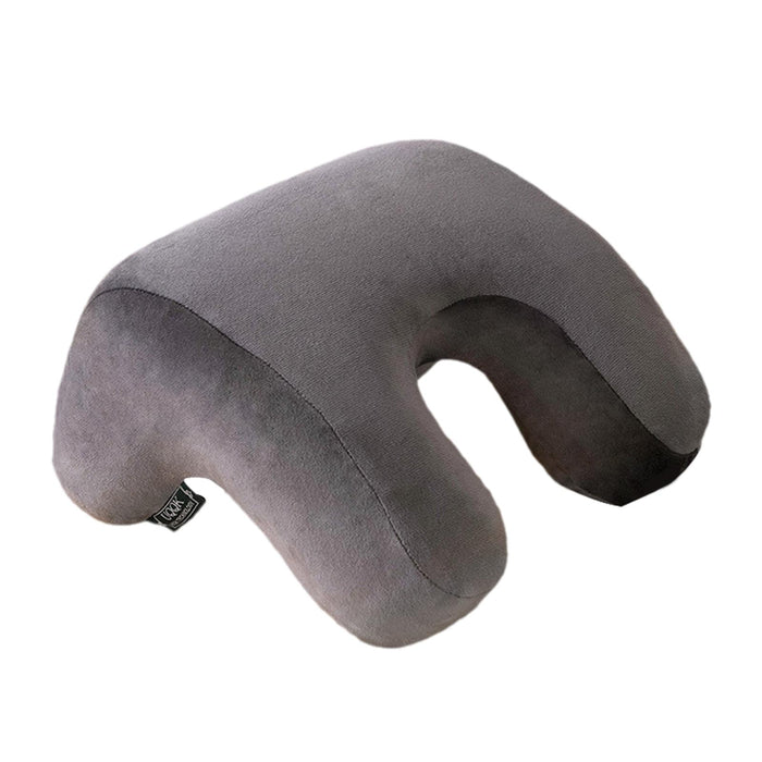 Crofta Travel Pillow Comfortable Airplane Travel Pillow for Sleeping Plane Bus Dark grey