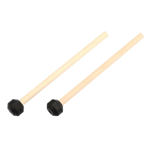 Crofta 2 Pieces Percussion Drumsticks Steel Drum Mallets for Performance Meditation Flat head