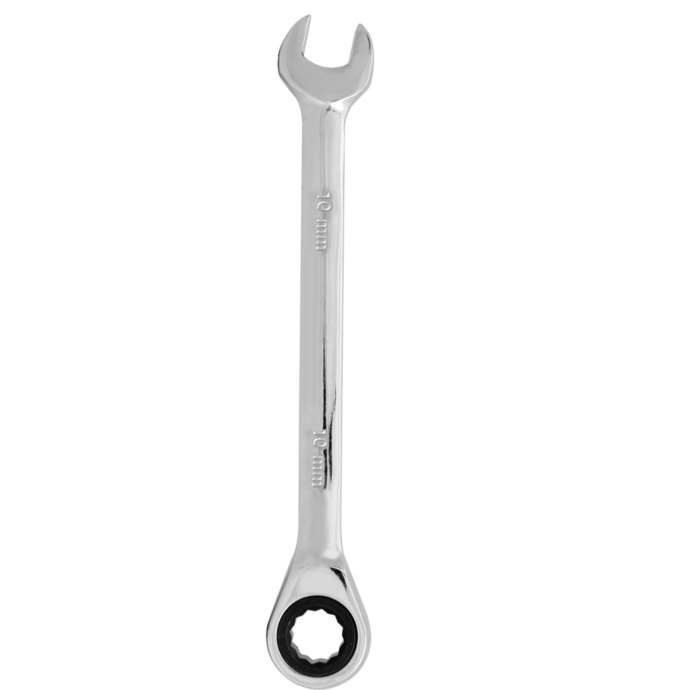 Crofta Reversible Metric Ratchet Wrench Ratchet Socket Hand Spanner Nut Tool 10mm