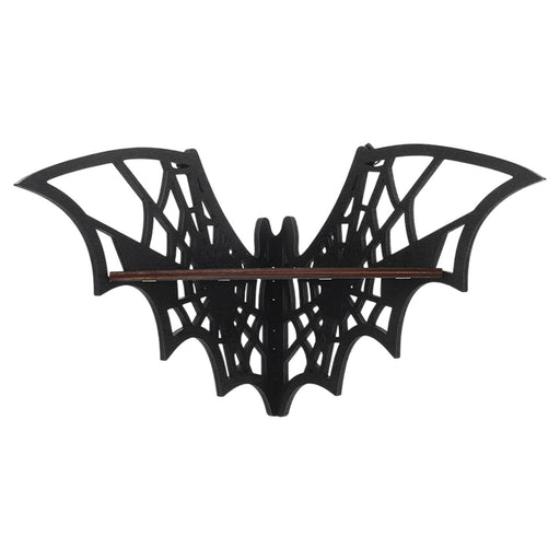 Bat Wall Shelf Gothic Decorative Float Shelf for Home Bedroom Living Room