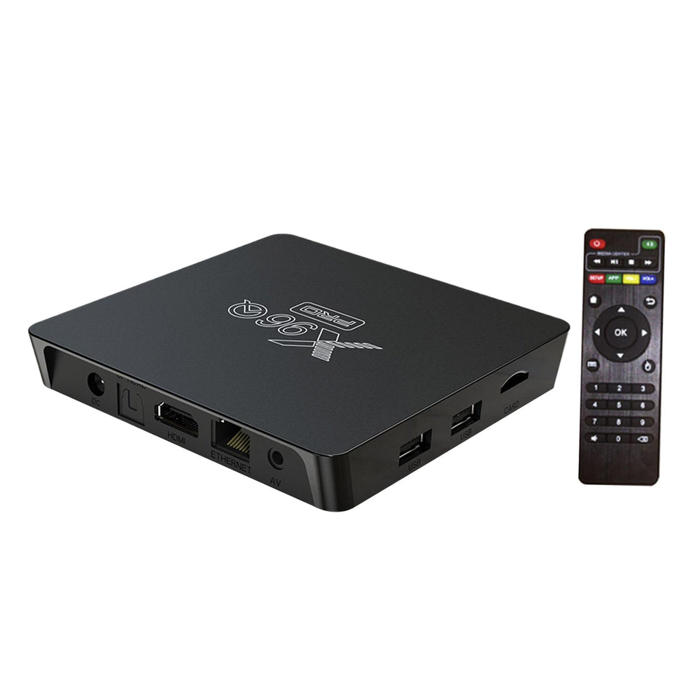 Crofta x96Q Pro TV Box AU Plug Easy to Use TV Top Box for Entertainment Home For 2GB and 16GB